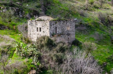 Lifta, Kudüs, İsrail terk edilmiş bir harabe köyü..