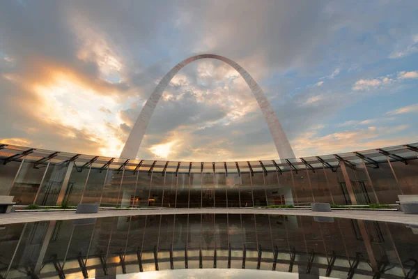 Louis Missouri August 2018 Gateway Arch Och Visitor Center Gateway — Stockfoto