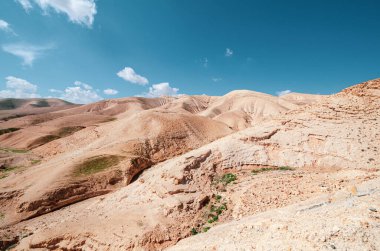 İsrail, Kudüs yakınlarındaki Judaean çöl manzarası.