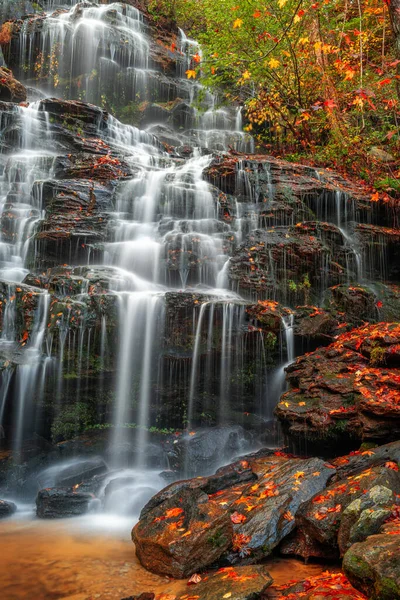 Chutes Issaqueena Pendant Saison Automne Walhalla Caroline Sud Usa — Photo