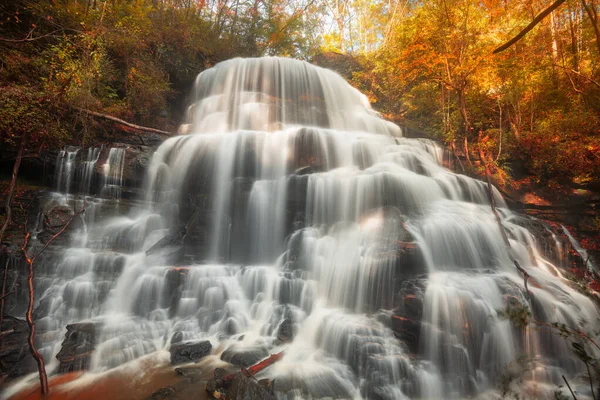 Yellow Branch Falls Walhalla Νότια Καρολίνα Ηπα Κατά Την Φθινοπωρινή — Φωτογραφία Αρχείου