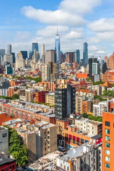 Nowy Jork Nowy Jork Usa Dolny Manhattan Widok Panoramę Miasta — Zdjęcie stockowe