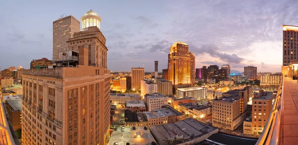 New Orleans Louisiana Skyline Van Het Amerikaanse Zakendistrict — Stockfoto