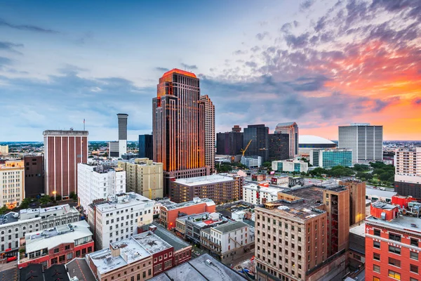 New Orleans Louisiana Skyline Van Het Amerikaanse Zakendistrict — Stockfoto