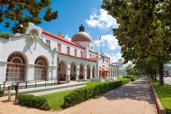 Hot Sprints Arkansas September 2018 Quapaw Baths Hot Springs 도시는 — 스톡 사진