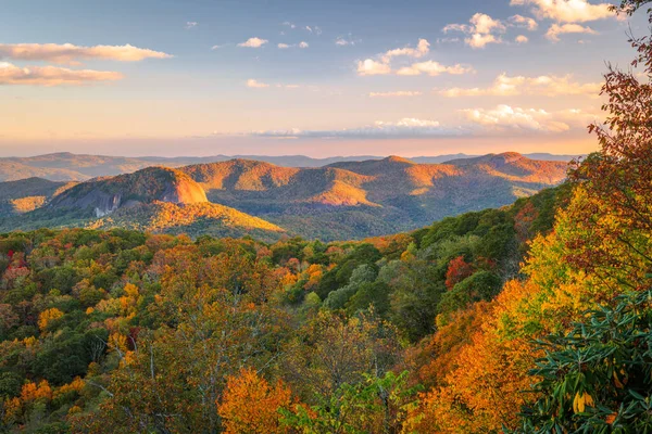 Pisgah National Forest Carolina Del Nord Usa Looking Glass Rock — Foto Stock