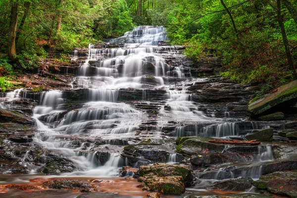 Minnehaha Falls Rabun County Georgia Falls Creek — Stock fotografie