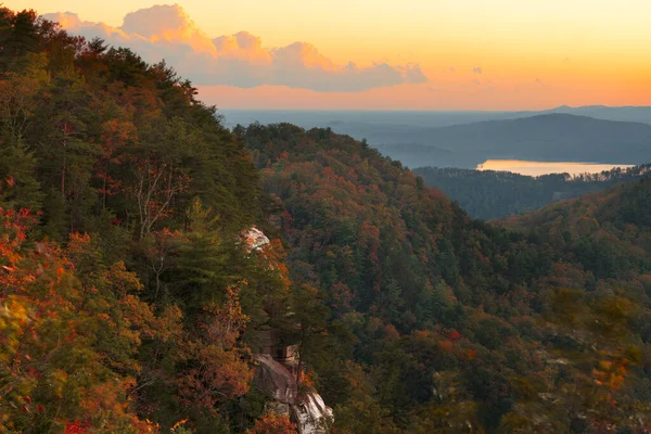 Lake Jocassee South Carolina Usa Early Autumn — Stock Photo, Image