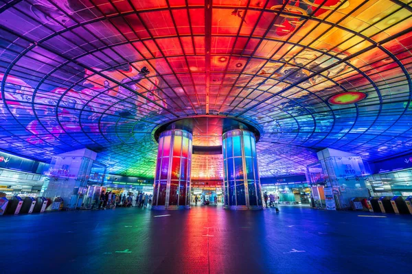 Kaohsiung Taiwan Março 2017 Cúpula Luz Estação Formosa Boulevard Considerado — Fotografia de Stock