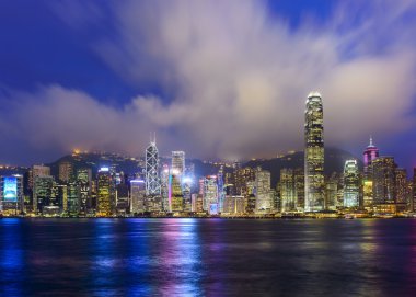 Hong kong Çin şehir manzarası