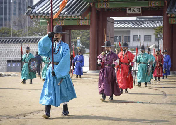 Zuid-Koreaanse Royal Guards — Stockfoto