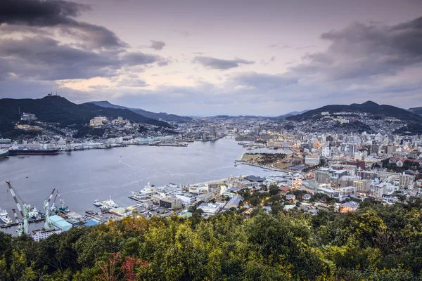 Nagasaki, Japan Skyline — Stockfoto