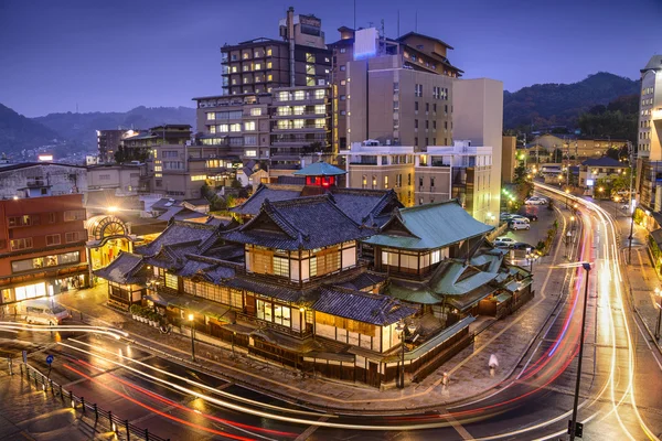 Matsuyama, japanische Stadtlandschaft — Stockfoto