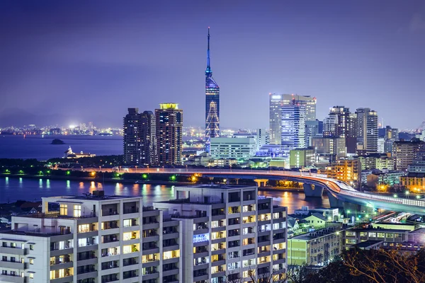 Fukuoka, Japan Skyline — Stockfoto
