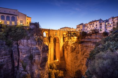 Ronda, İspanya Puento Nuevo köprüsünde