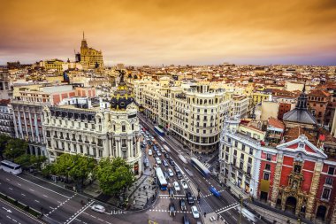 Madrid, İspanya, Cityscape