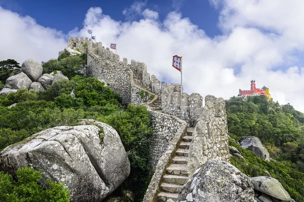 Castello moresco di Sintra — Foto Stock