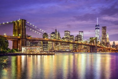 New York şehrinin silüeti