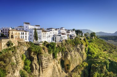 Ronda, İspanya Cliffside şehir