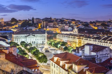 Lizbon Rossio Meydanı