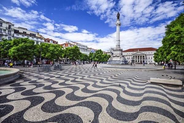 Plac Rossio — Zdjęcie stockowe