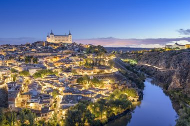 Toledo, İspanya şehir manzarası