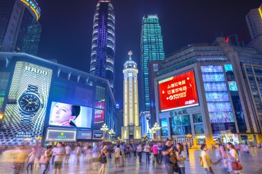Chongqing, Çin alışveriş bölgesi