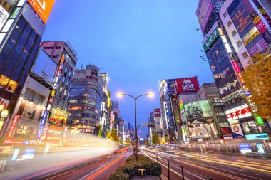 Tokyo, Japonya Cityscape Kabuki-cho bölgesinde