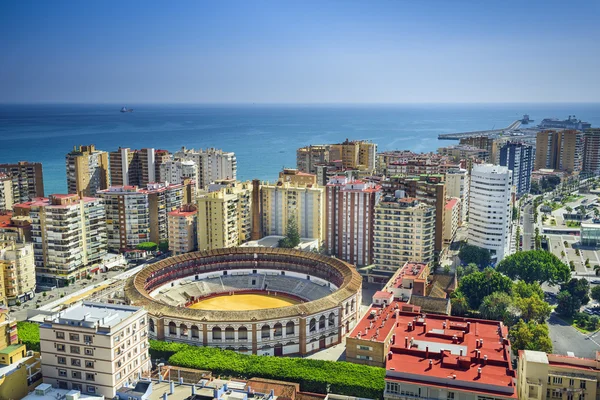 Malaga, Spain Cityscape at — Stock Photo, Image