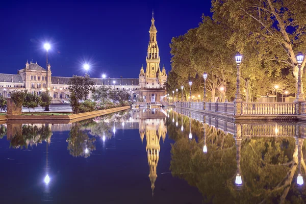 İspanyol Meydanı, Sevilla, İspanya — Stok fotoğraf