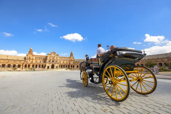 Sevilla en la Plaza de España — Foto de Stock