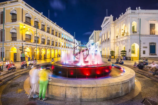 Macao, Chine sur la place Senado — Photo