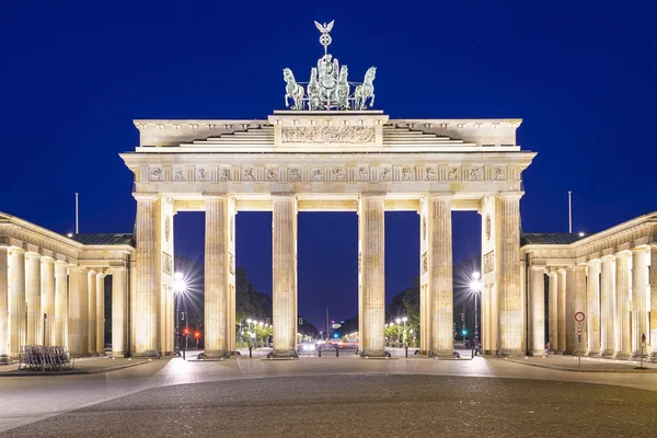 Berlín Alemania en la Puerta de Brandenburgo — Foto de Stock