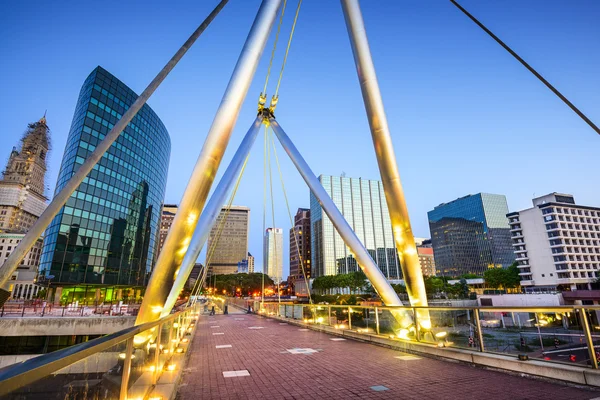 Hartford, skyline di connecticut — Foto Stock