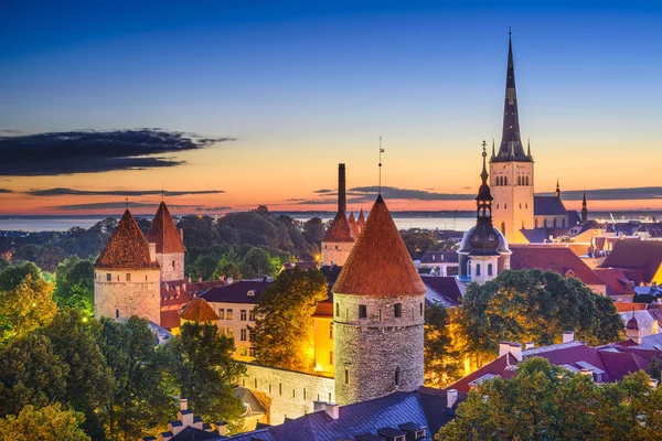 Tallinn estland alte stadt — Stockfoto