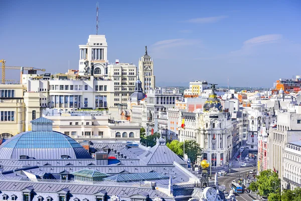 Madrid, Espanha Cityscape — Fotografia de Stock