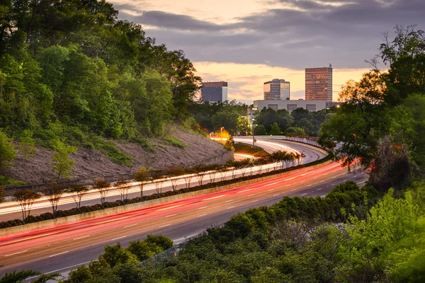 Estrada de Greenville, Carolina do Sul — Fotografia de Stock