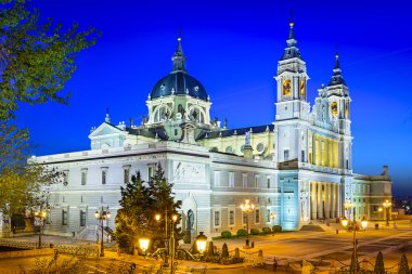Almudena Cathedral of Madrid, Spain clipart