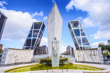 Madrid'da Plaza de Castilla