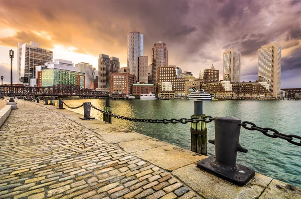 Бостон, штат Массачусетс горизонт — стокове фото