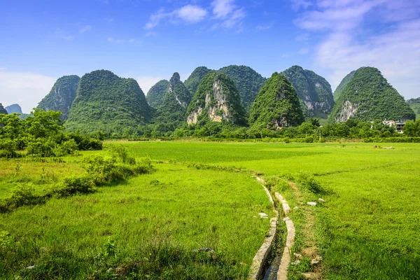 Montañas Karst en China — Foto de Stock