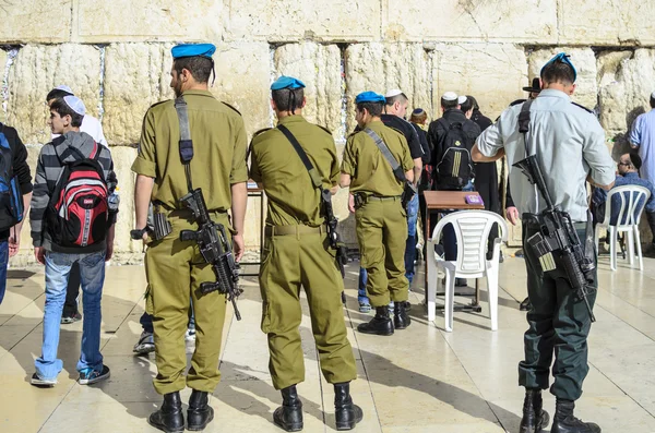 Soldats à Jérusalem — Photo