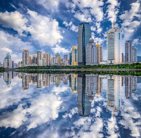 Xiamen, Skyline von China — Stockfoto