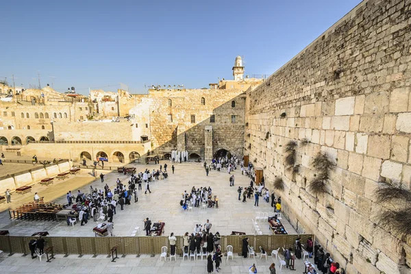 Jérusalem, Israël au mur occidental — Photo