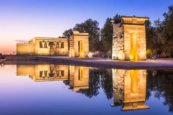 Madrid Debod Tapınağı — Stok fotoğraf