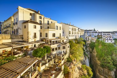 Ronda, İspanya Cliffside şehir
