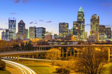 Charlotte, North Carolina şehir manzarası