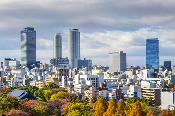 Nagoya, Japán belvárosi utca-és városrészlet — Stock Fotó