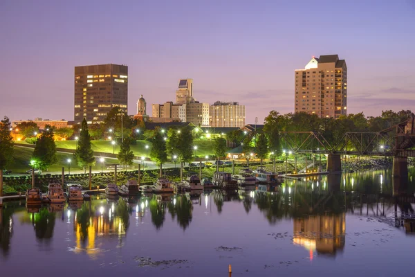 Augusta, skyline di georgia — Foto Stock