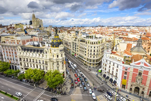 Madrid, Espanha Cityscape — Fotografia de Stock